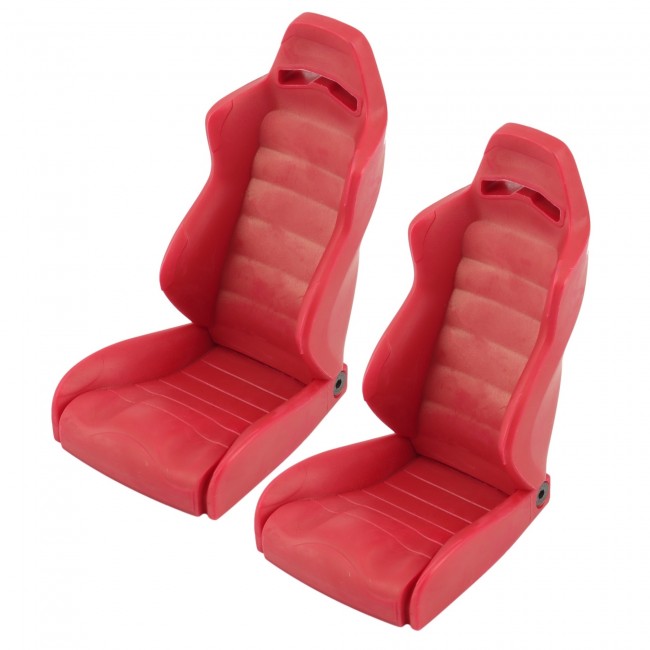 Plastic Foldable Simulation Driver Seat For 1/10 Axial Scx-10 I Ii Iii Wraith Ax90018 Axi90074 Rr10 Traxxas Trx4 Red