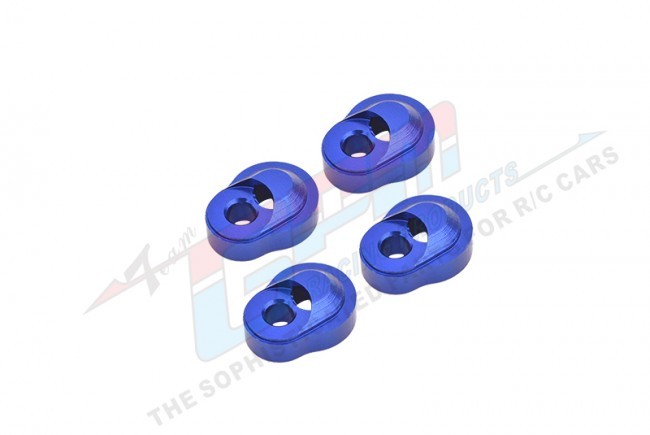 Gpm TXM021L/A.CO Aluminum 7075 Suspension Pin Retainer 7743 Traxxas 1/5 X-maxx 6s / 1/6 Xrt 8s Blue