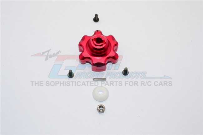 Gpm TXM035 Aluminium Spur Gear Adapter For 6s Traxxas Xmaxx 6s Red