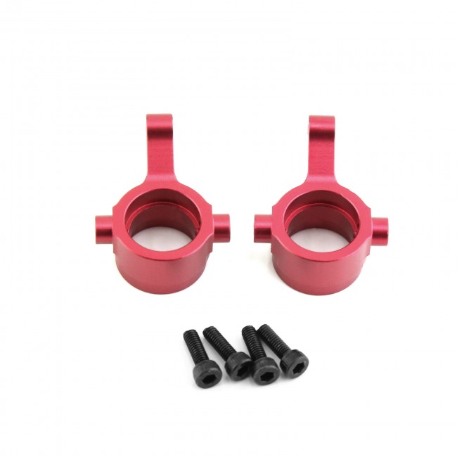 Aluminum Front Knuckle Arm Axic1516 For 1/18 Axial Racing Yeti Jr Rc Truck Axi90069 Red