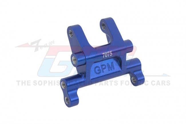 Gpm MX087 Aluminum 7075 Front Suspension Mount Los261010 Losi 1/4 Promoto-mx Motorcycle Rtr Los06000 Blue