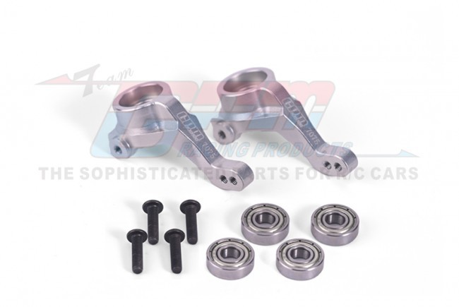 Gpm BBX021 Aluminum 7075 Front Knuckle Arms Tamiya 1/10 Bbx Bb-01 Chassis Buggy 58719 Silver