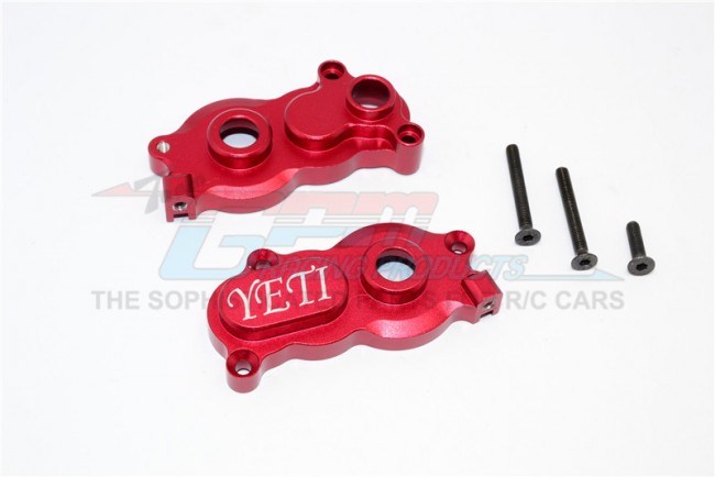 Gpm YT038 Aluminium Center Transmission Case 1/10 Axial Yeti Rock Racer Red