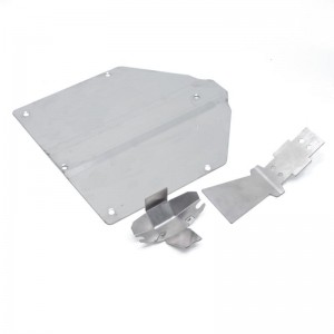 Stainless Steel Chassis Protector Guard For Losi 1/10 Baja Rey 2.0 V2  Truck Los05021