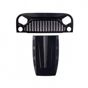 Front Face & Engine Hood Air Inlet Grille 1/10 Rc L Jeep Wrangler Rubicon Body 275mm / 313mm Axial Racing Scx10 Crawler