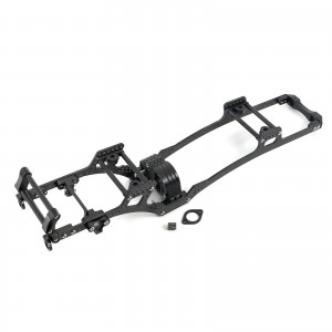 Carbon Fiber Lcg Chassis Frame With Gearbox Bumper For Axial Scx10 Crawler