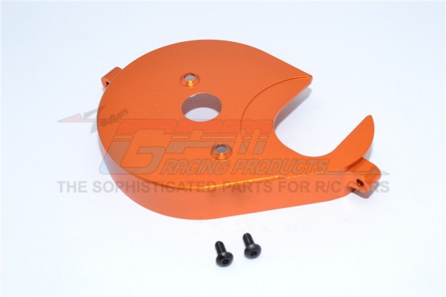 Gpm YT038GCP Aluminium Spur Gear Cover Plate 1/10 Axial Yeti Rock Racer Orange