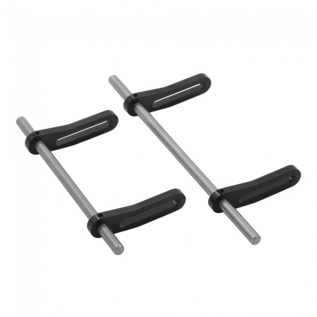 Aluminum Front & Rear Bull Bars Bumper For 1/10 Traxxas Trx-4 / Axial SCX10 Lcg Rc Crawler Truck Black