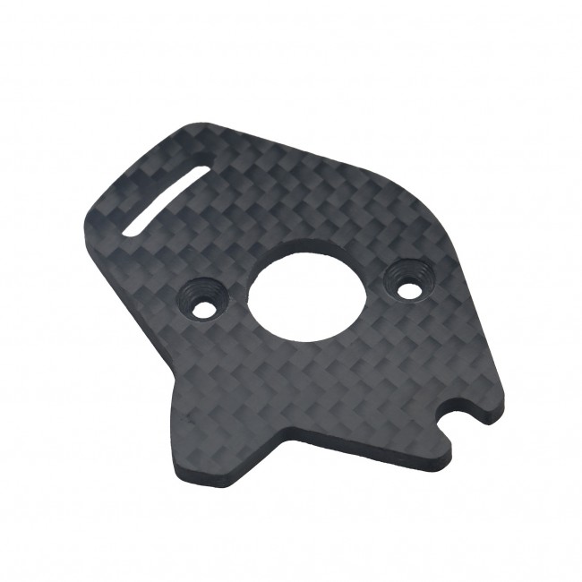 Carbon Fiber Motor Plate 6890 For 1/10 Traxxas Slash 4x4 Vxl / Hoss / Raptor R / Stampede 4x4 