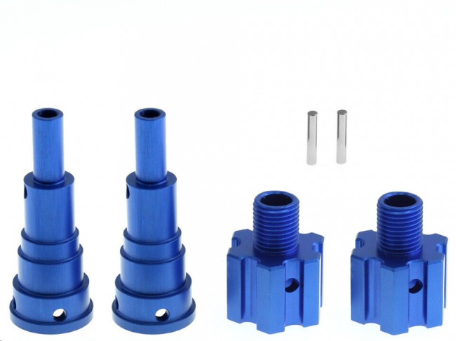 Alu Cvd Joints W +10mm Extended Hex Hub 7768 For Traxxas 1/6 Xrt / X-maxx 8s Blue