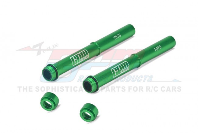 Gpm MX142 Aluminum 7075 Fork Tube Set Los263005 For Losi 1/4 Promoto-mx Motorcycle Los06000 Green
