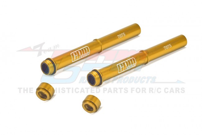Gpm MX142 Aluminum 7075 Fork Tube Set Los263005 For Losi 1/4 Promoto-mx Motorcycle Los06000 Gold