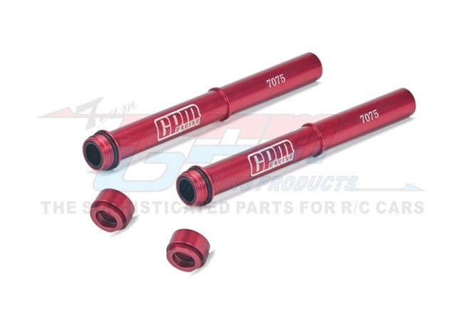 Gpm MX142 Aluminum 7075 Fork Tube Set Los263005 For Losi 1/4 Promoto-mx Motorcycle Los06000 Red