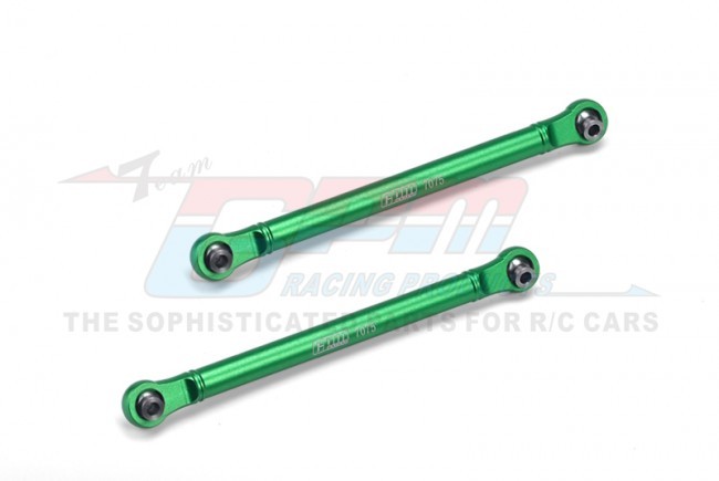 Gpm MGO162 Aluminum 7075 Front Steering Link Rod Ara330753 Arrma 1/10 2wd Gorgon 4x2 Mega 550 Ara3230 Green