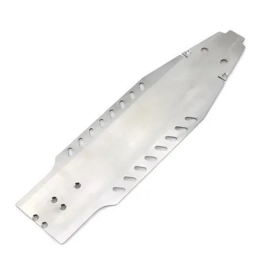 Stainless Steel Main Chassis Skid Plate For Tamiya 1/10 Rc Bbx Bb-01 Buggy 58719 