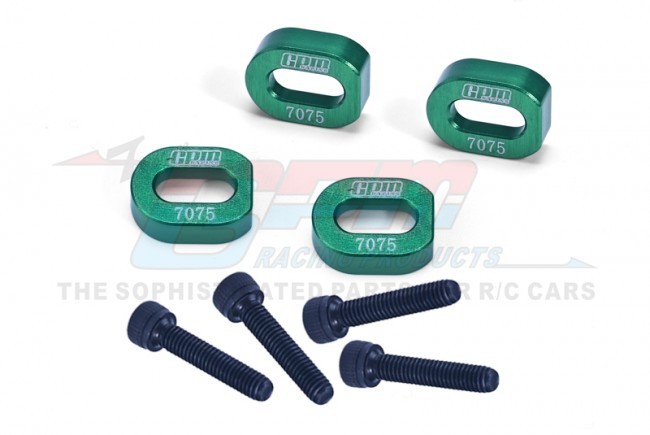 Gpm TXM007N Aluminium 7075 Fixing Motor Base Reinforcement Traxxas 1/5 X-maxx 6s 8s 1/6 Xrt 8s Monster 78086-4 Green