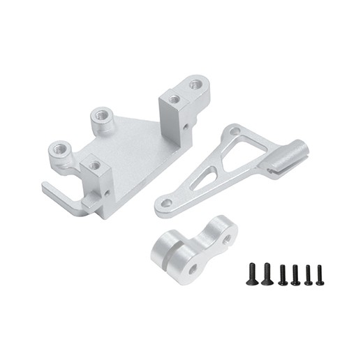 Aluminum 7075 Electronic Mount Servo Arm Set Los261013 For 1/4 Losi Promoto-mx Motorcycle Bike Los06000 Los06002 Silver