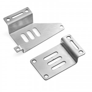 Stainless Steel Battery Bracket Mount For Tamiya 1/14 Rc Tractor Truck Man Scania