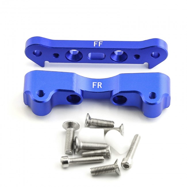 Aluminum Front Lower Suspension Mount Ara330556 For Arrma 1/5 Kraton / Outcast 8s Blx Blue