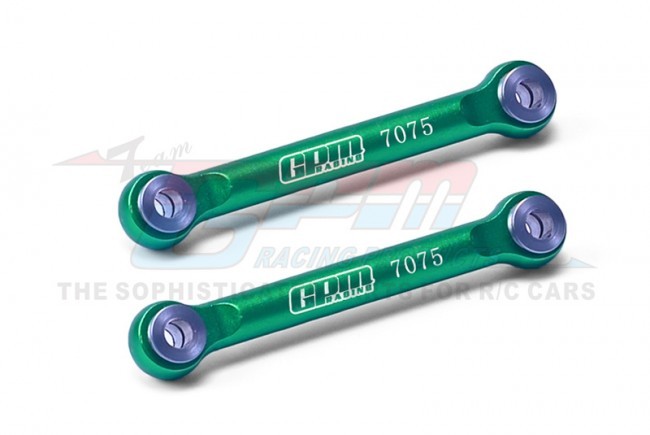 Gpm MGG162 Aluminum 7075 Front Steering Link Rod Ara340201 Arrma 1/18 4wd Granite Grom Mega 380 Monster Ara2102 Green