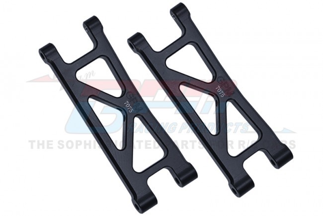 Gpm MGG056 Aluminum 7075 Rear Lower  Suspension Arms Ara330809 Arrma 1/18 4wd Granite Grom Mega 380 Monster Ara2102 Black