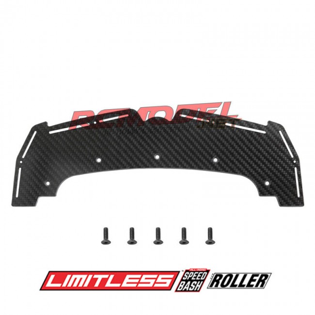 Carbon Fiber Front Splitter Ara320718 For Arrma 1/7 Limitless V2 Roller 6s Blx Roller Ara109011 