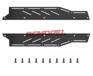 Carbon Fiber Middle Side Skirt Plate Ara320509 For Arrma 1/7 Limitless V2 Roller