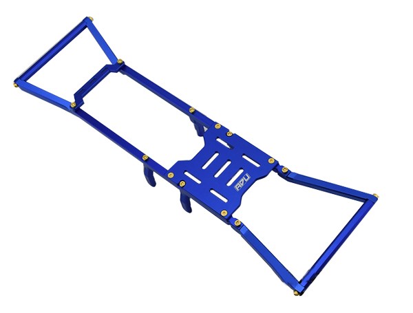 Aluminum 7075 T6 Top Chassis Brace Support 7714x 1/5 Traxxas X-maxx 8s Monster 77086-4 Blue