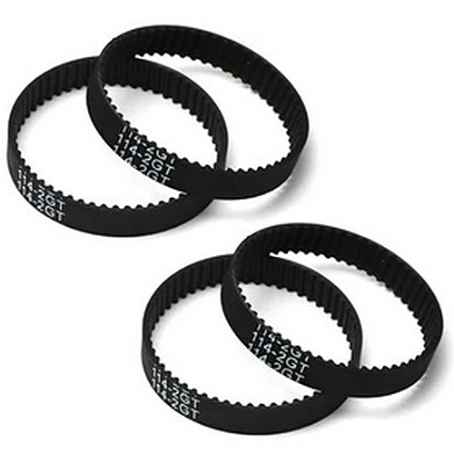 Aluminum Belt Conversation System 16t / 40t For Tamiya 1/10 TT02 Tt02-d Rc Drift Car Replacement Belt X 4pcs