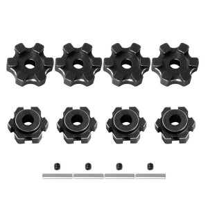 Aluminum Splined Wheel Hex Hubs 17mm 8956 For Traxxas 1/10 Maxx Monster 89086-4