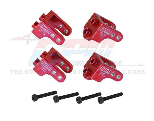 Gpm LMTM2830 Aluminum 7075 Upper Sus Mount Los211044 For Losi 1/18 Mini Lmt 4x4 Monster Los01026 Red