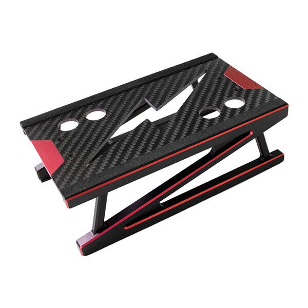 Aluminum Carbon Fiber Plate Setting Stand For 1/10 1/12 Rc Onroad Offroad Touring Car Red