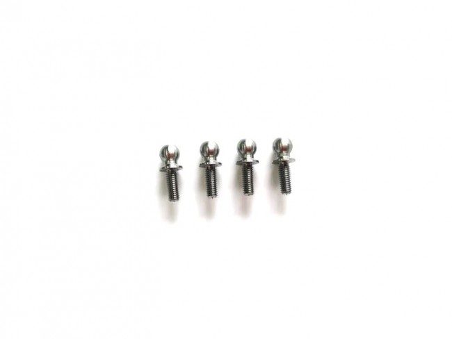 3racing SAK-C138C/V2 Titanium Suspension Pivot Ball With Screw 8 X 5.2mm 1/10 Cero Ultra Car 