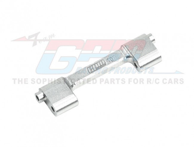 Gpm LMTM007 Aluminum 7075 Center Top Crossbar Los211047 For Losi 1/18 Mini Lmt 4x4 Monster Los01026 Silver