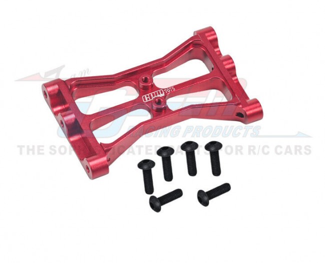 Gpm TRX4015RN Aluminum 7075 Rear Chassis Crossmember 8239 For 1/10 Traxxas Trx-4 Trx-6 Rc Crawler Red