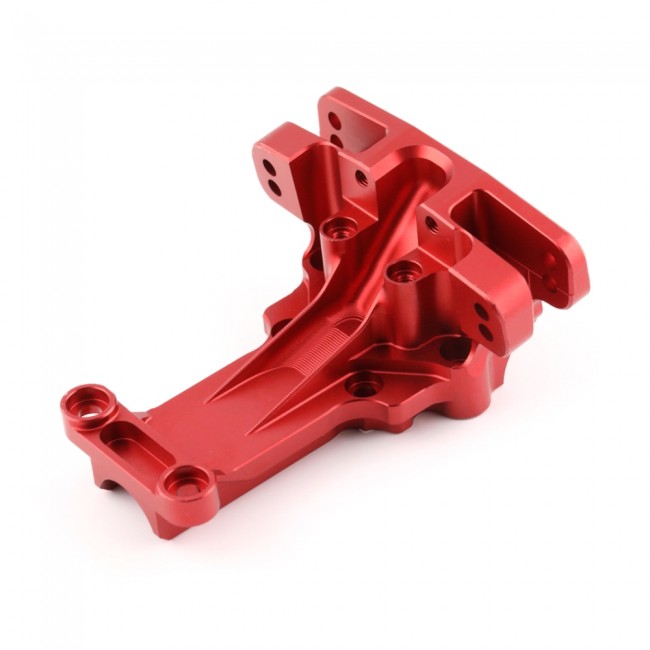 Aluminum Front Upper Bulkhead Differential Gearbox Cover 7720 For Traxxas 1/5 X-maxx 6s 8s / 1/6 Xrt 8s Monster 78086-4 Red