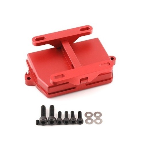 Aluminum Adjustable Radio Device Receiver Box Bracket 7724 For Traxxas 1/5 4wd X-maxx 6s 8s / 1/6 Xrt 8s Monster Red