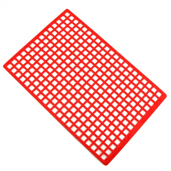 Rubber Net Mesh - Window Luggage Net 215 X 145mm For 1/7 1/8 1/10 Traxxas Trx-4 Udr Axial Scx10 Rr10 Wraith Crawler Red