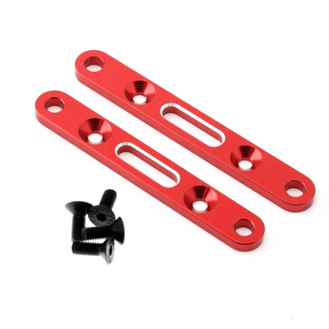 Aluminum Front And Rear Lower Suspension Arm Mount  Ara320589 Ara320590 For 1/8 Arrma Mojave 4s 4x4 Blx Truck Ara4404 Red