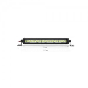 Metal Led Light Bar Roof Lamp For 1/10 1/8 Axial Scx10 Wraith Rr10 Traxxas Trx-4 Crawler Truck