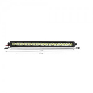 Metal Led Light Bar Roof Lamp For 1/10 1/8 Axial Scx10 Wraith Rr10 Traxxas Trx-4 Crawler Truck