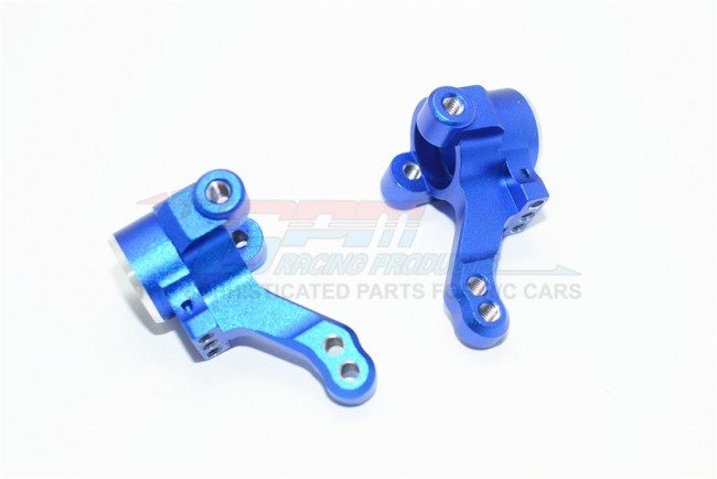 Gpm GT021 Aluminum Front Knuckle Arm  Traxxas 1/10 4wd Ford Gt4-tec 2.0 / 4-tec 3.0 - 93054-4 Blue