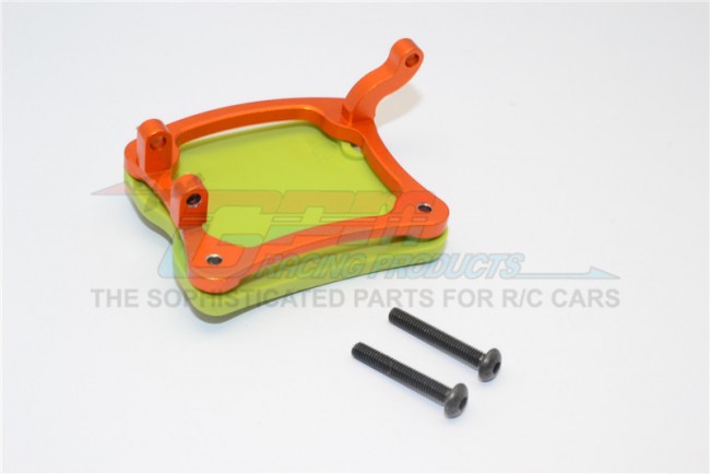 Gpm YT168R Aluminium Plastic Rear Axle Protector Mount For Axle Housing 1/10 Rc Axial Yeti Rock Racer Orange