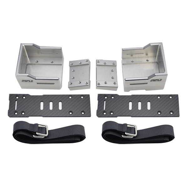 Aluminum 7075 Extend Battery Tray With Strap Los251098  Los251048 For Losi 1/5 Dbxl-e 2.0 4x4 Desert Buggy Los05020v2t1 