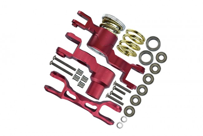 Gpm TXM048N Aluminium Steering Assembly  For 6s Traxxas Xmaxx 6s Red