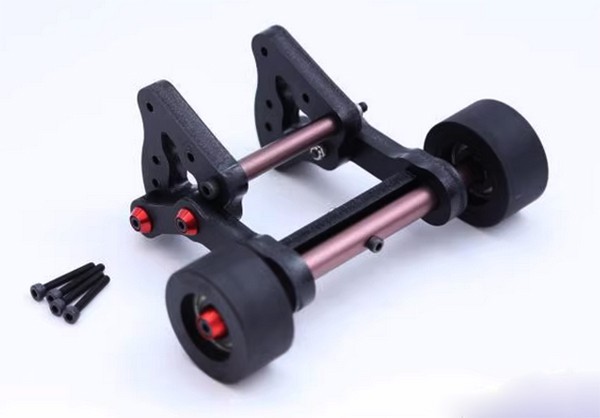 Nylon Rear Adjustable Wheelie Bar Ara320758 For Arrma 1/8 Kraton / Outcast / Typhon 8s Blx Black