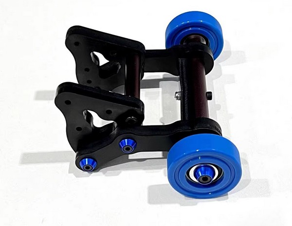 Nylon Rear Adjustable Wheelie Bar Ara320758 For Arrma 1/8 Kraton / Outcast / Typhon 8s Blx Blue