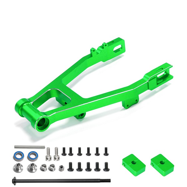 Aluminum Adjustable Chain Tension Swing Arm Los264000 For 1/4 Rc Losi Promoto Mx Motorcycle Los06000 Green