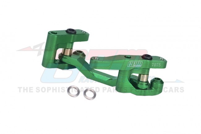 Gpm MGG048 Aluminum 7075 Steering Set Ara340202 Arrma 1/18 Granite Grom Ara2102 / Typhon Grom Ara2106 Green