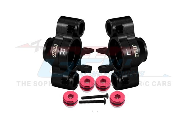 Gpm 7075 Alloy Front Axle Carriers 8635 For Traxxas 1/10 E-revo Vxl Monster 86086-4 Black